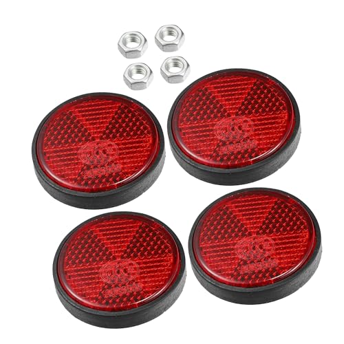 

Светоотражающая наклейка ABSOPRO на нижнюю часть передней вилки Универсальная светоотражающая крышка для задней кофры Пластик Красный