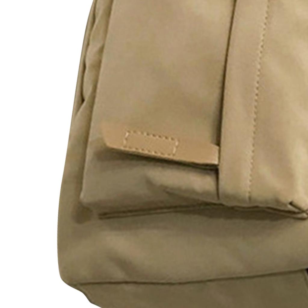 Fashion Backpack Nylon High Capacity Woman Schoolbag for Travel Hiking College School Khaki