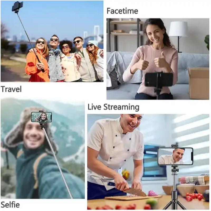 Selfie Stick Tripod S03 Extendable Stick Mini Tripod With Detachable Remote For Smart Phones Selfie Phone Holder for iPhone IOS Android