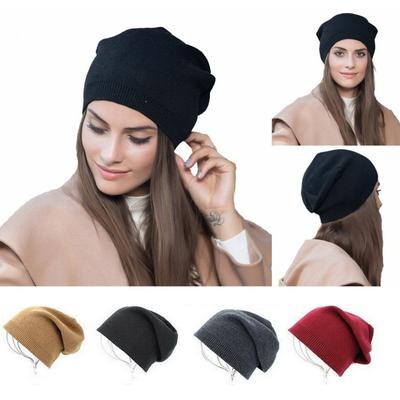 Einfache weiche Hüte für Männer und Frauen im Herbst und Winter, dünne Strickmützen, warme und kalte Outdoor-Modekappen.