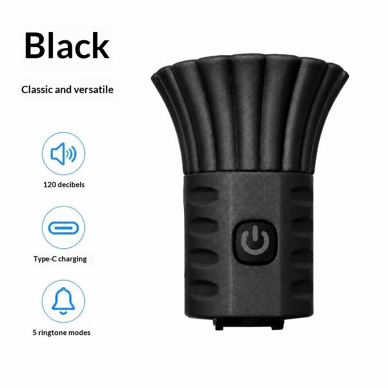 Bicycle Electric Horn Low Power Consumption Super Loud Waterproof Bike Bell for E-Scooter Mountain Bike Daily Riding Accessories