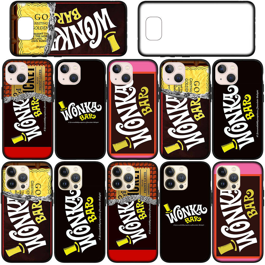 for iPhone 16 15 Xiaomi Redmi Note 14 13 12 11 Pro Max X 8 16e Samsung Galaxy S25 S24 S23 Moto OPPO Huawei Alpen Wonka Chocolate wonka bar Phone Case