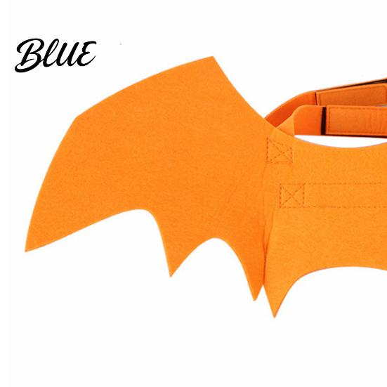 Pet Party Costume Cat Bat Wings Halloween Costume Puppy Cosplay Outfit Comfortable Wings Cute for Cats Dogs Dress Up Accessory Hook And Loop