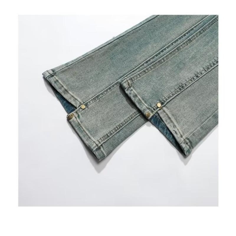 Micro Denim teksad Naiste lühikese kõrgusega õhukesed õhukesed kevadel ja sügisel kõrge vöökohaga kärbitud püksid püksid laienevad püksid