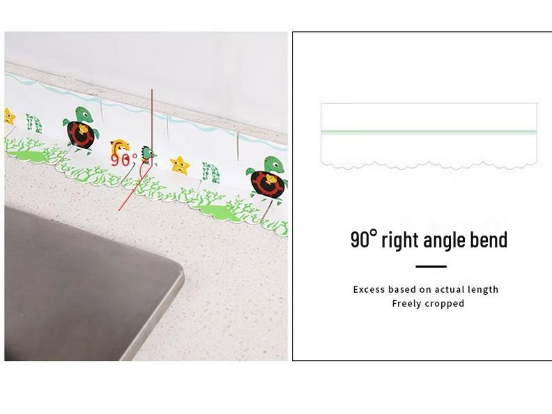Waterproof Self-Adhesive Corner Sealing Sticker for Bathroom and Kitchen