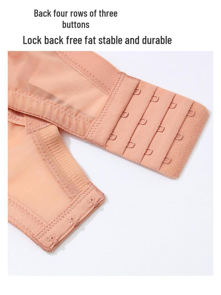 Europejski i Amerykański Biustonosz Minimalizujący i Zapobiegający Opadaniu dla Dużych Rozmiarów - Oddychający, Duży Koszyk