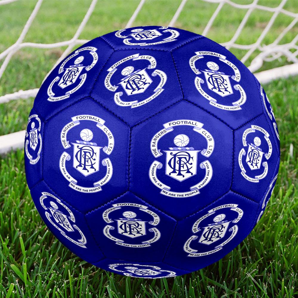 1pc Rangers FC Soccer Ball Size 5 Indoor Soccer Ball Fashion Colorful Backyard Game - Great For Sports Fans Gift HE96