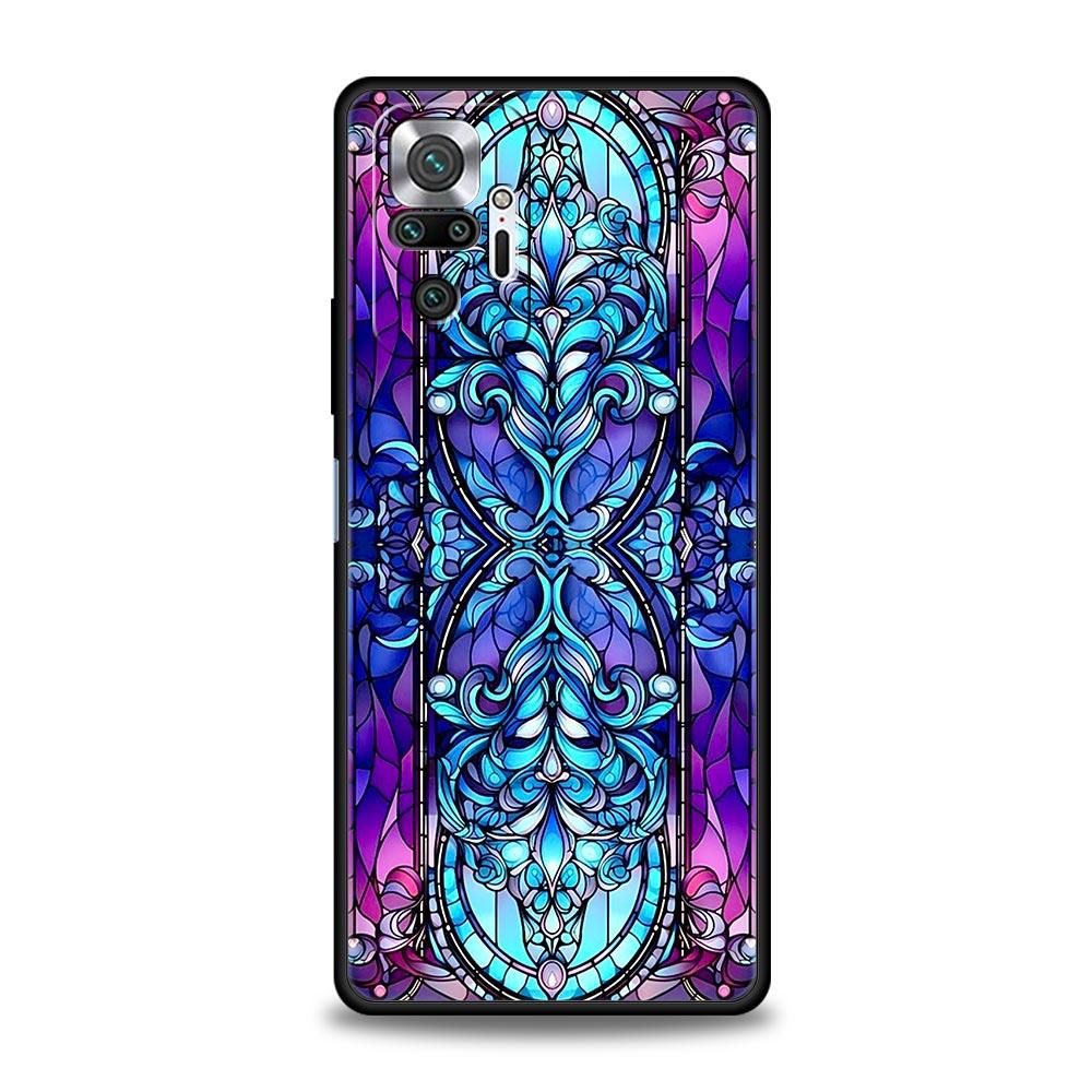 Beautiful Sun Moon Glass Phone Case Cover for Redmi 14C 10C Note 15 14 13 12 10 11 K40 Pro Plus Soft TPU Shockproof Shell Fundas