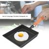 Cast Iron Tamagoyaki Pan Square Frying Pan Durable Reusable Egg Omelet Pan for Frying Eggs Pancakes Household Cooking Tools