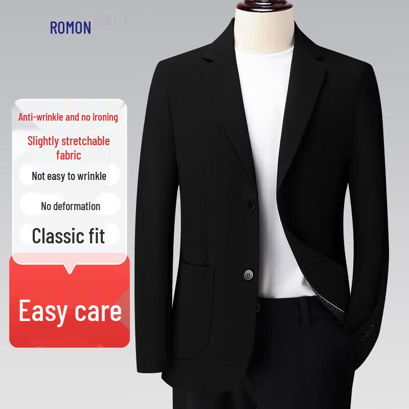 Мужской пиджак Luomeng, приталенный, в стиле business casual 175/L