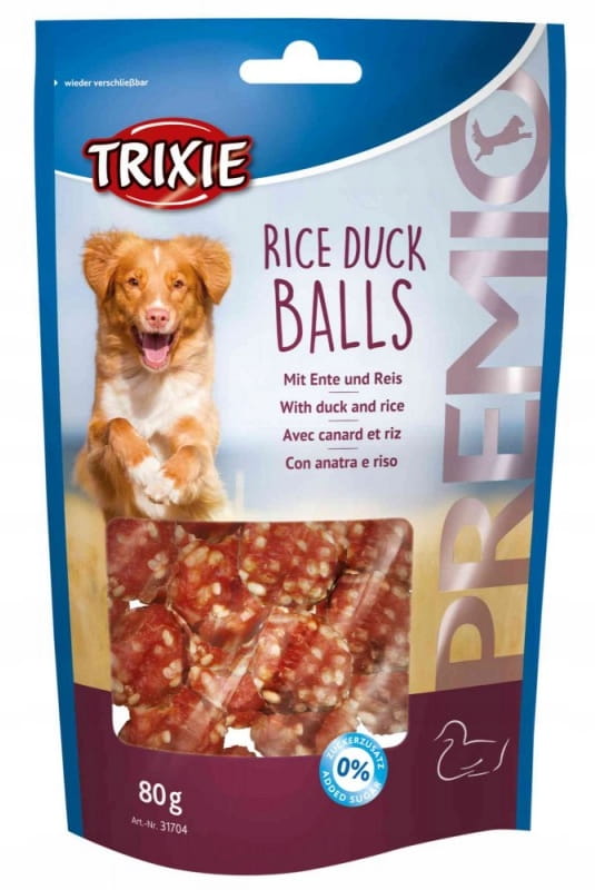 Trixie Dog Treat Duck & Rice Balls