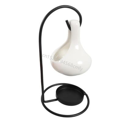 Hanging Ceramics Essential Oil Diffuser Oil Melt Burners Warmer Tealight Holder for Home Meditations Room Decors 6XDE