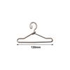 10 Pieces Dollhouse Playset Mini Clothes Hangers Pretend Play Dollhouse Clothes Hangers Doll House Clothing Rack for 1/12 1/8
