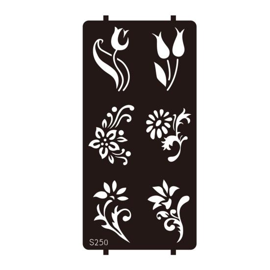 Yousheng Reusable Indian Henna Tattoo Stencils, Mehndi Hand Painting Templates, DIY Flower Pattern for Body Art, Festival Makeup