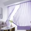 Samt Vorhang Bildschirm Durchscheinend Sichtschutz Fensterbild Wohnzimmer Schlafzimmer Balkon Plissierte Sonnenschutzvorhänge