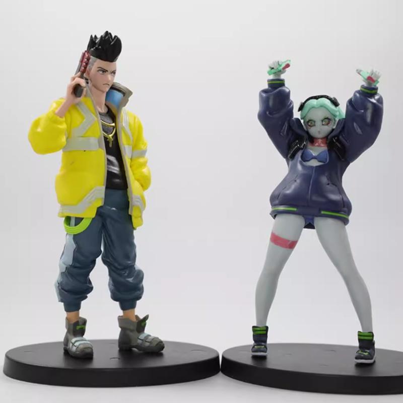 Cyberpunk Edgerunners Rebecca Standing Model High Detail Clear Toy Gift Cool Action Figure Collectible Toys & Hobbies