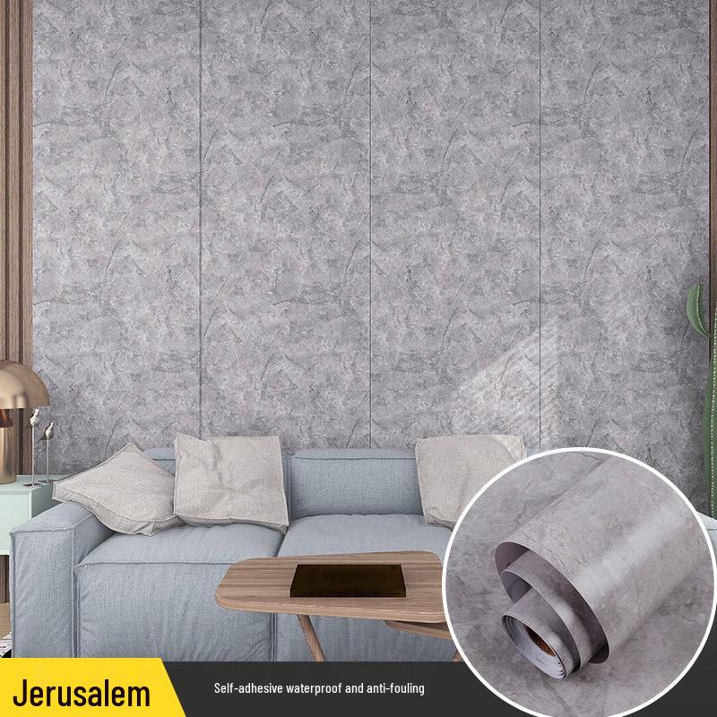 3D Marble Wall Sticker: Self-Adhesive, Oil-Proof, Thickened Decor for Bathroom, Kitchen, Wardrobe