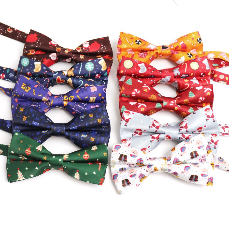 

Lively Christmas Polyester Bow Tie - Festive Formal Wear