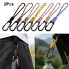 2pcs Multi-functional Carabiner Keychain 20cm Length Anti-loss Hook