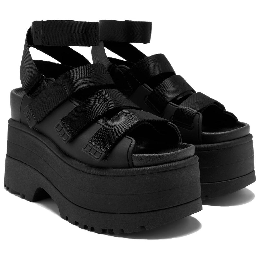 UGG GoldenRise Platform Sandals Black (Womens) Women Sneakers 1167431-BLK