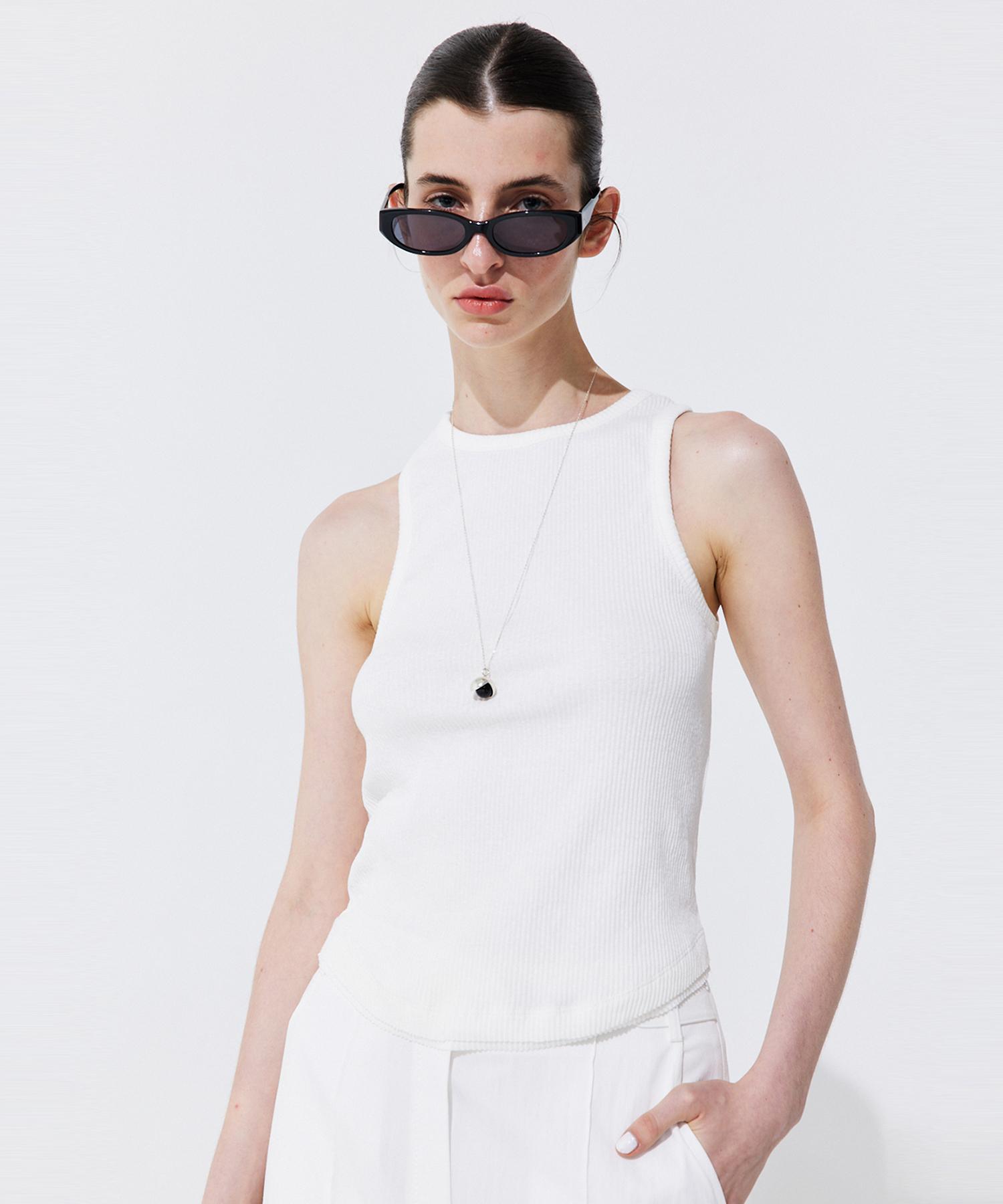 Bundercammer Back Cut-Out Sleeveless_Ivory M