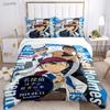 Detect Conan carton anime All Season Duvet Cover Comforter Bedding Set Soft Quilt Cover and Pillowcases Single/Double/Queen/King
