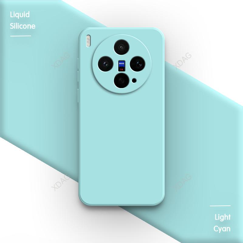 Original Square Liquid Silicone Phone Case for VIVO X300S X300 Ultra Pro FE X300Ultra 5G Luxury Straight Edge Soft Couples Cover