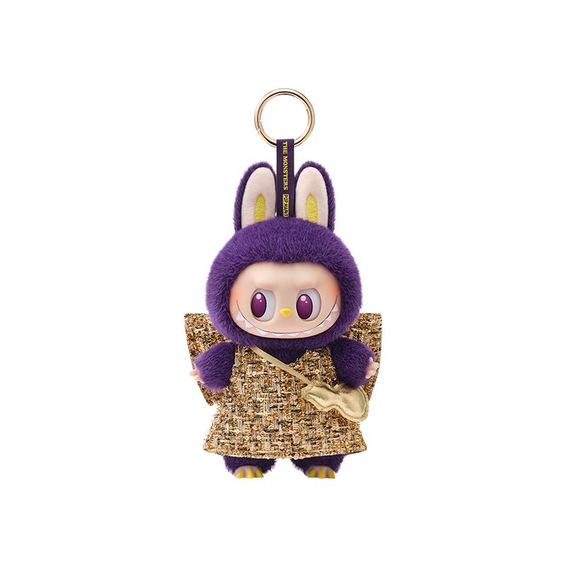 

New POP MART Labubu X Pronounce Wings Of Fortune Vinyl Plush Hanging Card PPMT-2409-0080 Limited Purple Labubu