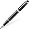 Bolígrafo Rollerball Cross Bailey Light de Resina Pulida Recargable, Rollerball Medio, Incluye Caja de Regalo Premium - Negro