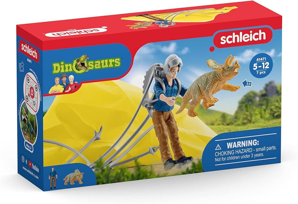 Schleich Dinosaur Dino Parachute Rescue 41471