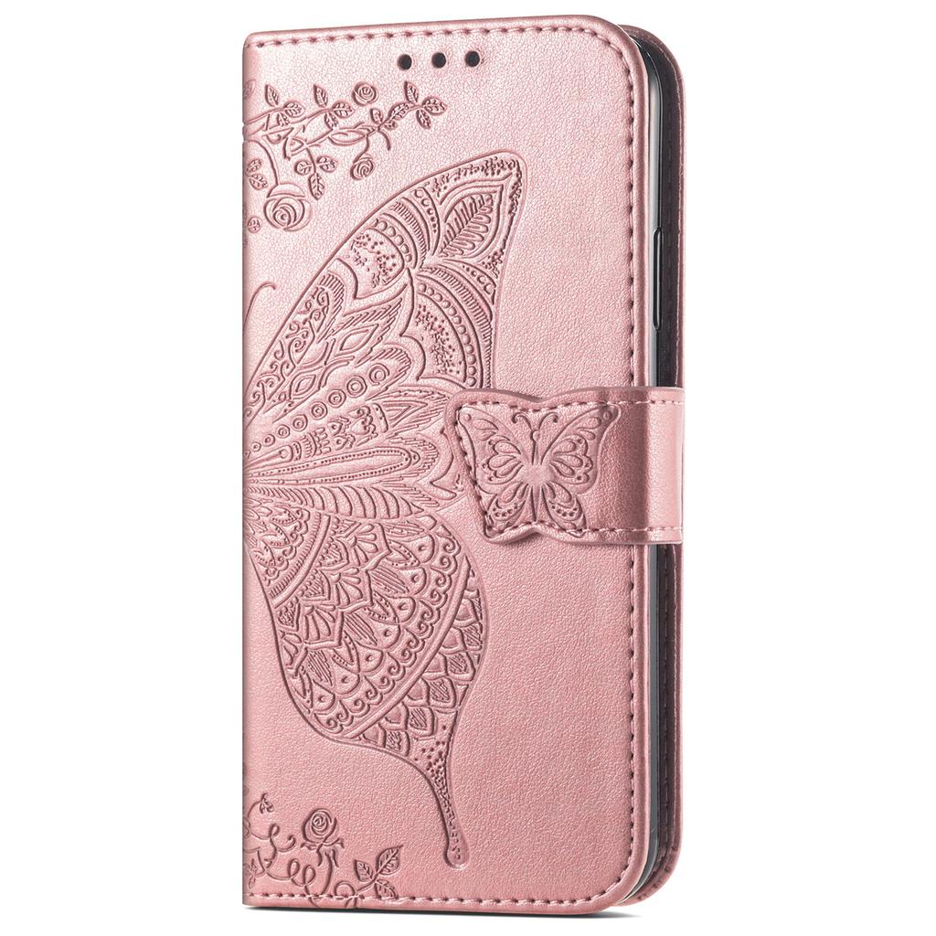 For Samsung Galaxy A06 4G Case PU Leather Wallet Phone Cover Butterfly Pattern