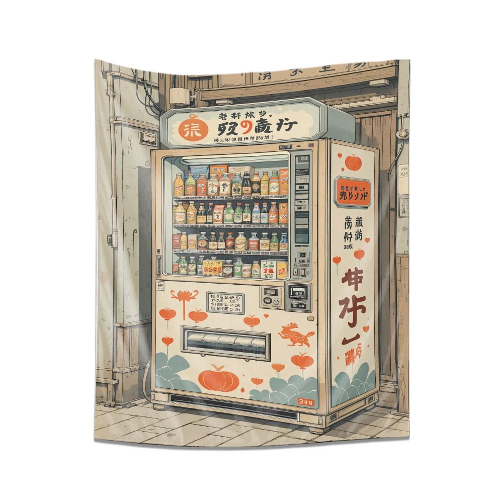 

Vending Machine Art Tapestry Japanese Style Decorative Cloth 74x94cm(29x37in)
