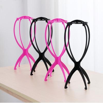 Wig Stand & Display Rack: Plastic Storage Shelf for Salon & Barber Accessories