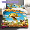 Set Biancheria da Letto con Fantasia Maya l'Ape Copripiumino Federa Decorazione per la Casa Regalo (1 * copripiumino + 2 * federa, senza nucleo)