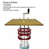 4 Jaw Clamping Router Lift Base Universal 4 Jaw Clamping Base  Trimming Machines
