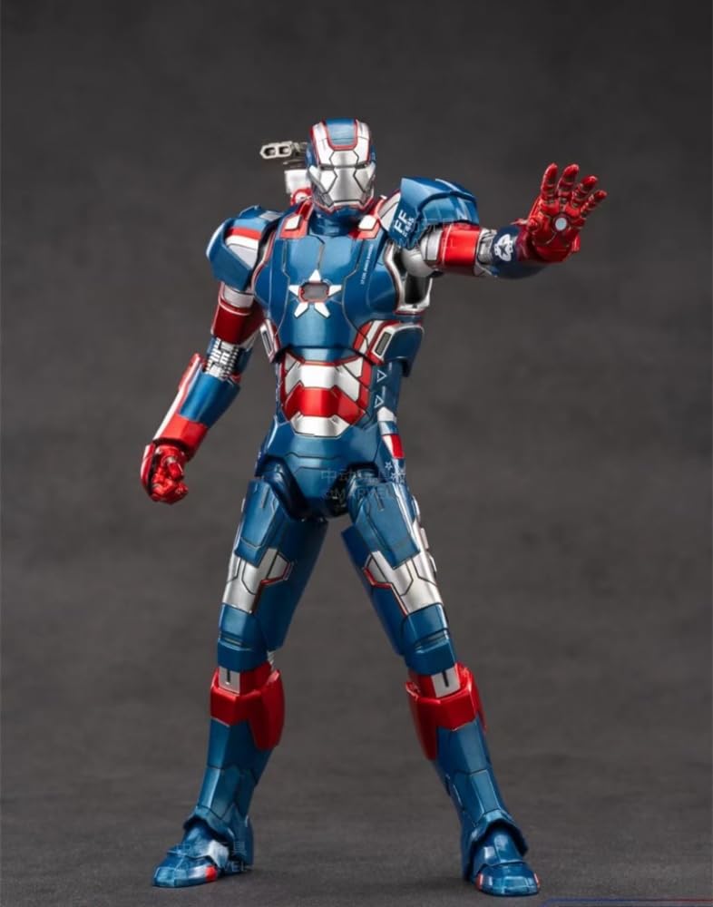 ZD TOYS Iron Man 3 Iron Patriot 1/10 Scale ABS & PVC Painted Movable Figure