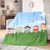Shinchan Anime Print Blanket Warm  Comfortable Flannel Blanket Suitable for Bedrooms, Sofas, Beds, Chairs, Picnics, Travel
