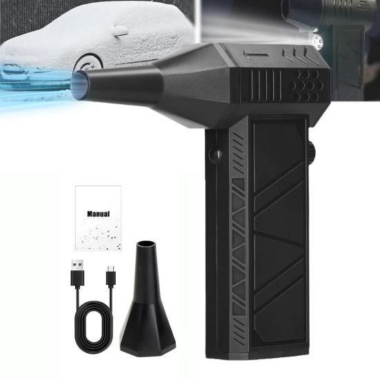 Violent Fan Powerful Airflow Turbo Snow Blower 130000 RPM Brushless Motor 3-Speed Adjustable Mini