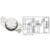 5 Pcs KSD301 Thermal Control Switch 250V 10A Normally Closed NC Thermostat Temperature Switch