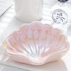 Ceramic Household Soap Box Shell Drain Soap Box No Punching Required