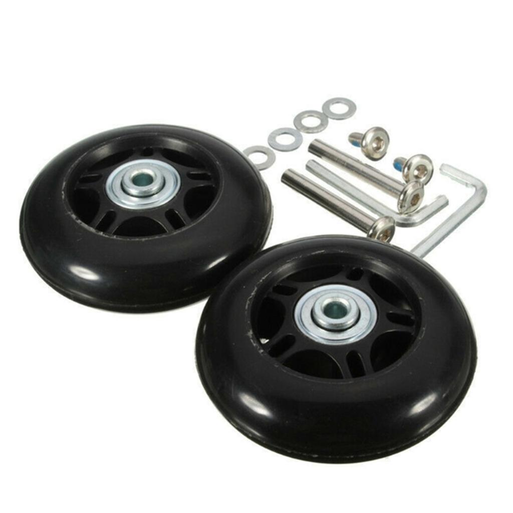 Suitcase Roller with Screws Replacement Trolley Casters for Luggage Box Suitcase Flexible Swivel Wheel Repair Accessory