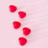 5/10pc Valentine's Day Cake Toppers Sweet Red Pink Heart Shape Cupcake Picks Valentines Wedding Engagement Party Cake Decoration