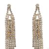 Drop Earrings Dangle Chic Sparkly Women Lady Stylish Elegant Jewelry Stud Long