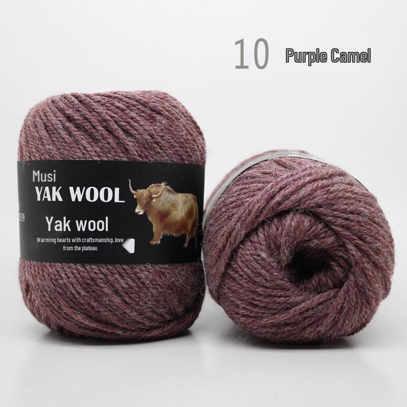 3-fädiges Garn aus Yak-Daune: Handgestrickter mittelschwerer Pullover/Cardigan/Schal/Mütze Häkelgarn.