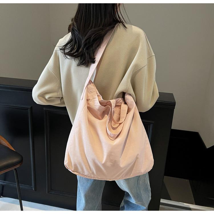 Nylon Tote Bag For Women With Magnetic Closure And Multiple Pockets Ideal For Daily Use