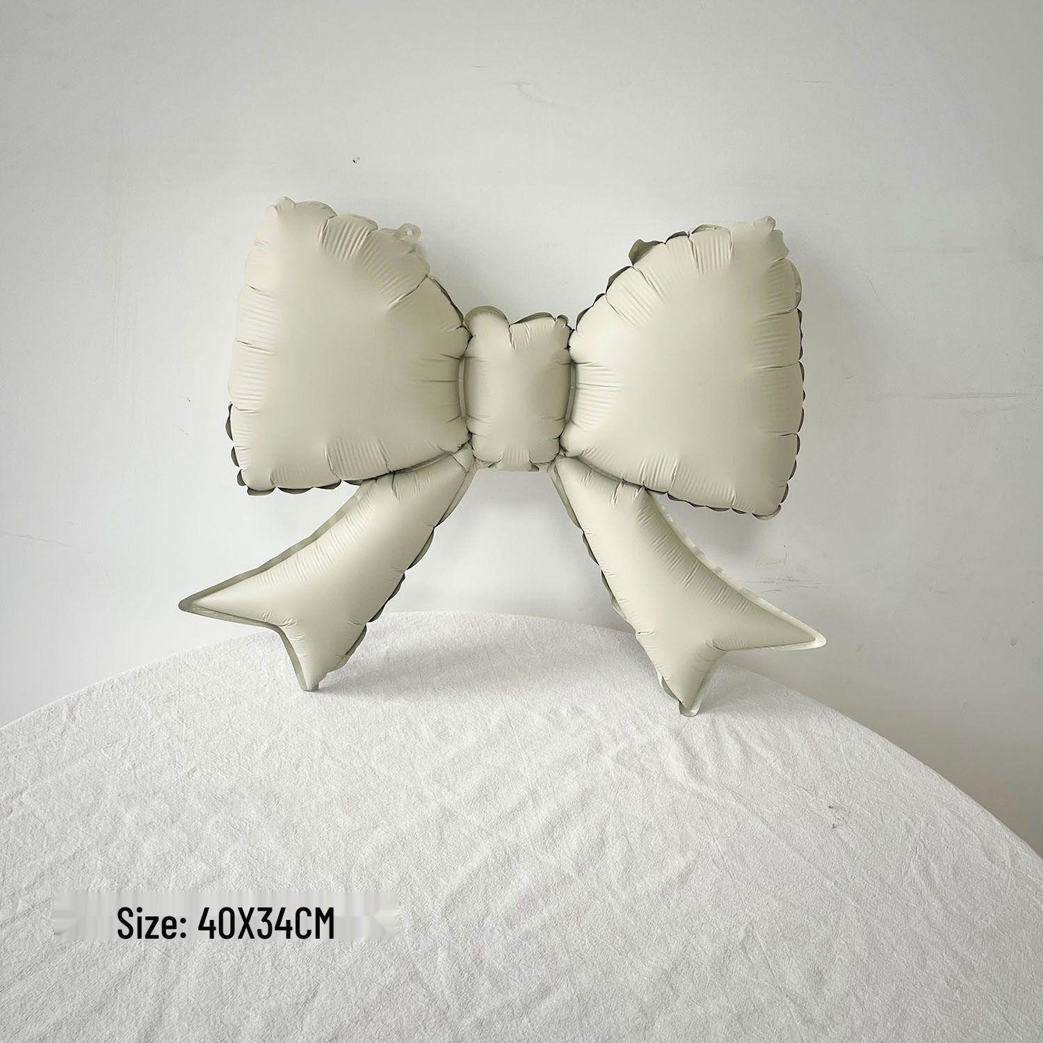

Korean-Style Large Bow Balloon for Birthdays and Café or Dessert Shop Decor