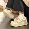 Warm Whirring Cream Thick-soled Winter New Outer Wear Thickened Cold-proof Fluffy Warm Board Shoes