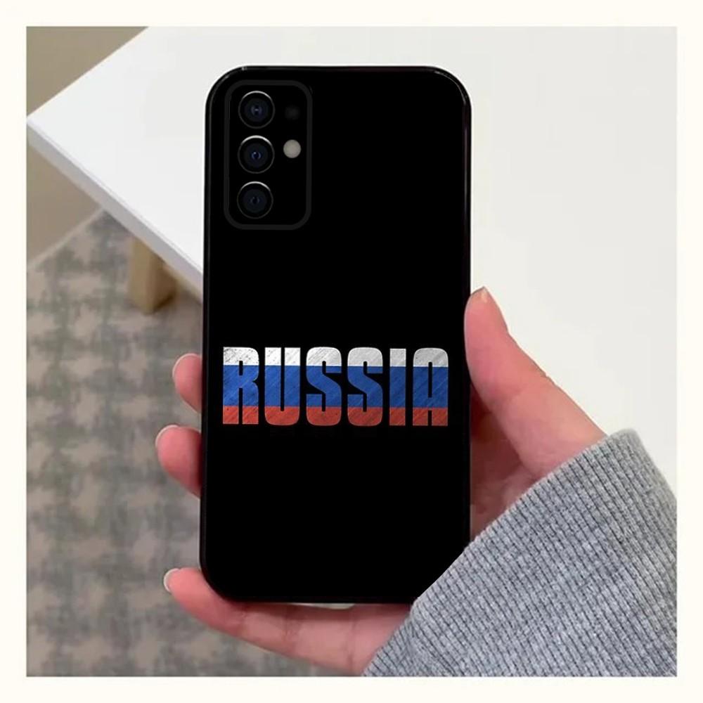 

R-Russia Flag National Emblem Phone Case For Samsung S24,S21,S22,S23,S30,Ultra,S20,Plus,Fe,Lite,Note,10,9,5G Black Soft Cover Samsung S23plus5G