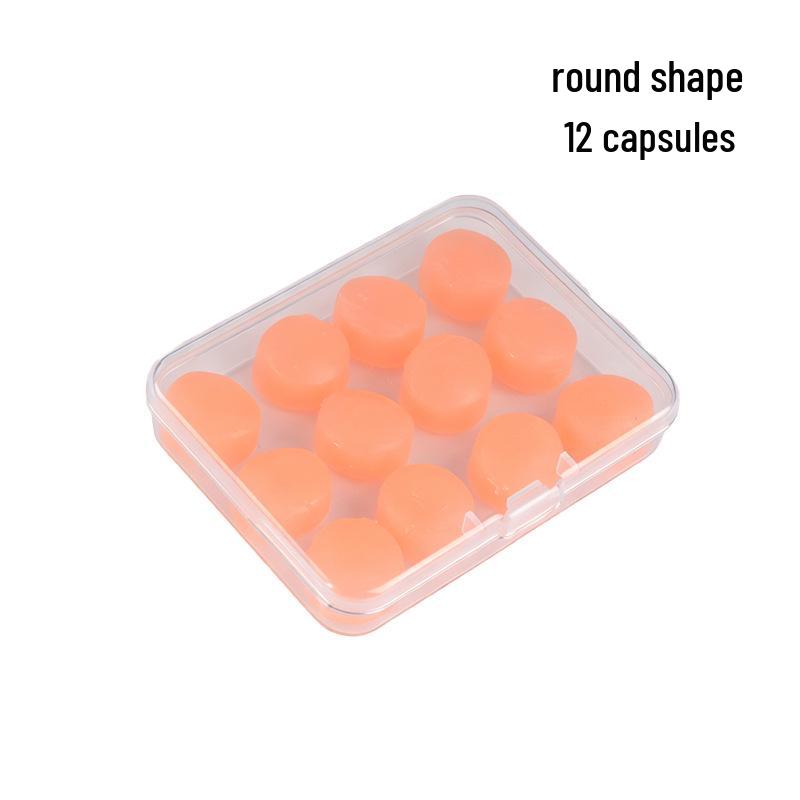 Silicone Waterproof Earplugs for Swimming and Bathing - Suitable for Children and Adults