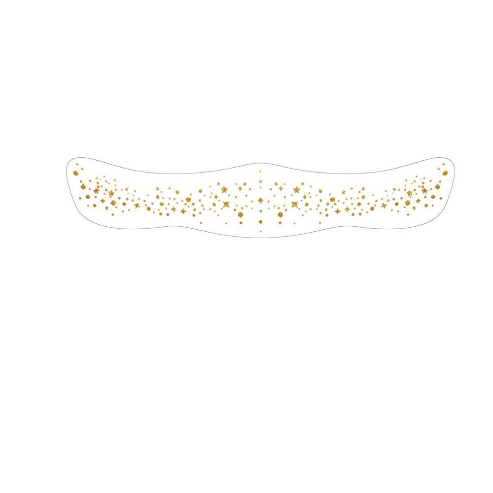 DIY Collarbone Freckle Tattoo Butterfly Star Dots Heart Bronzing Sparkle Face Temporary Tattoo Clavicle Chest Position